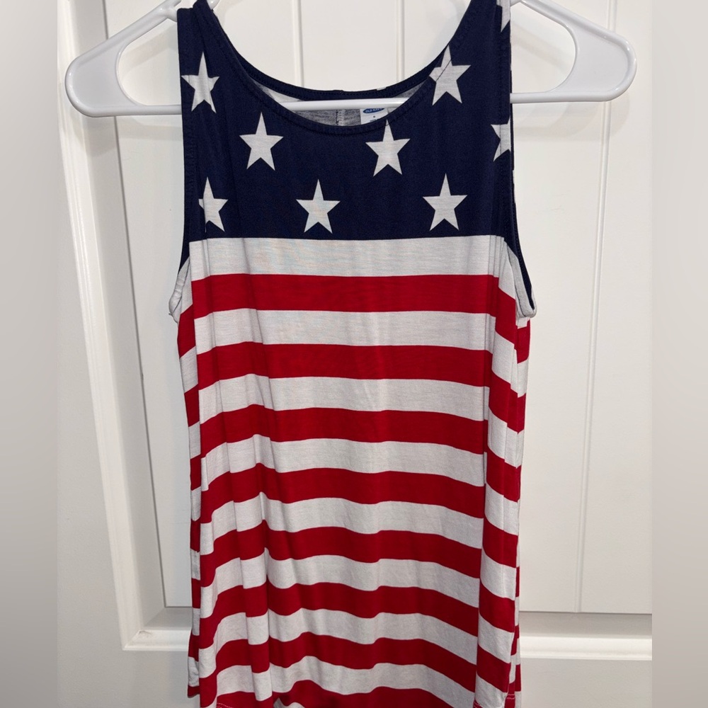 Old Navy Red, White, and Blue Tank Top